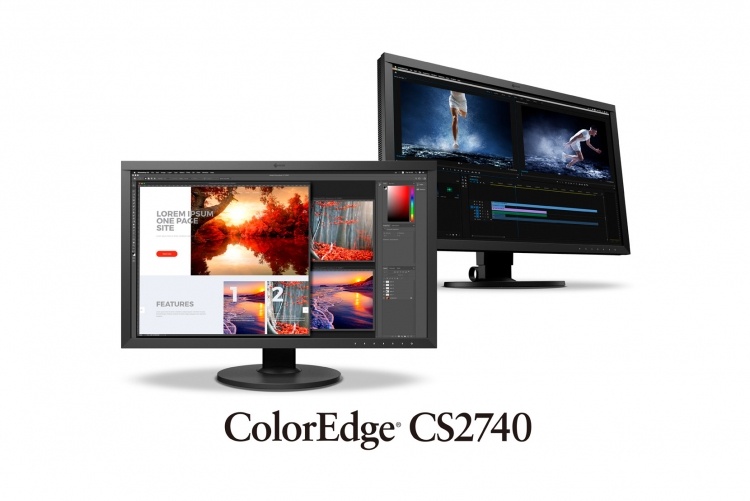 Eizo представила 27″ монитор 4K ColorEdge CS2740 с разъемом USB-C и 10-бит палитрой